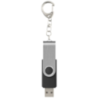 Clé USB personnalisable rotative avec porte-clés Clé USB personnalisable rotative avec porte-clés
