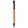 Stylo bille personnalisé Midar en liège et paille de blé Stylo bille personnalisé Midar en liège et paille de blé