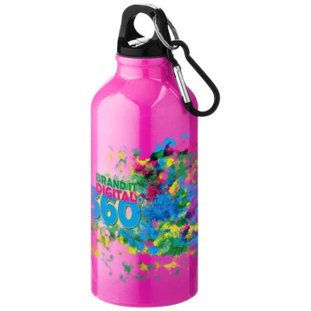 Gourde personnalisée avec mousqueton Oregon 400ml