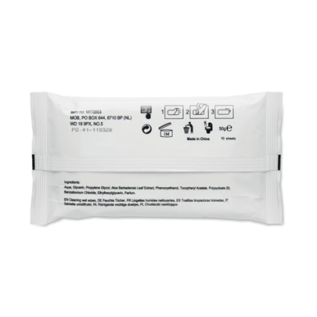 10 lingettes nettoyantes DELLEA