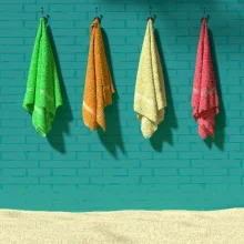 Serviette de plage personnalisée
